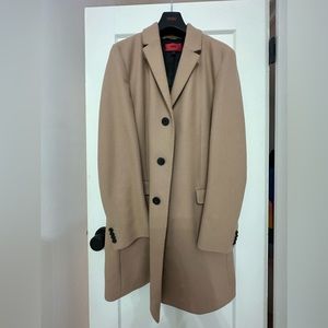 Men’s Hugo migor 2 smart coat - camel